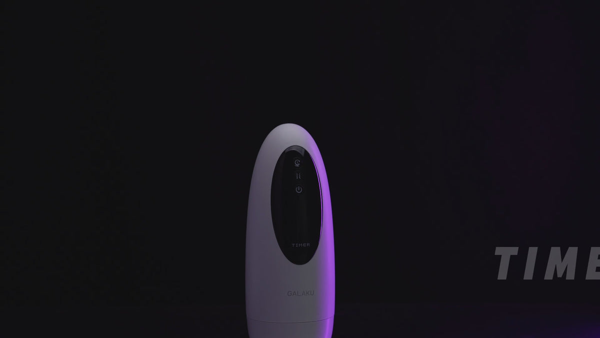 Galaku Timer AI Masturbator White | 10 Vibration Modes | APP Control Rechargeable Male Stroker