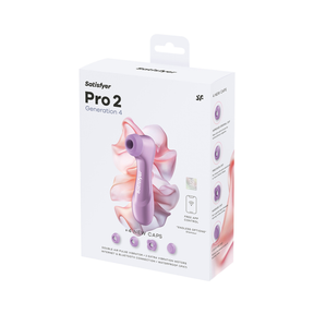 Satisfyer Pro 2 Generation 4 App-Controlled Air Pulse & Dual Vibration Clitoral Stimulator
