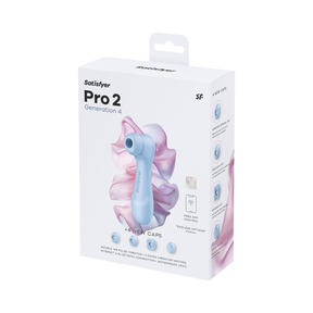 Satisfyer Pro 2 Generation 4 App-Controlled Air Pulse & Dual Vibration Clitoral Stimulator
