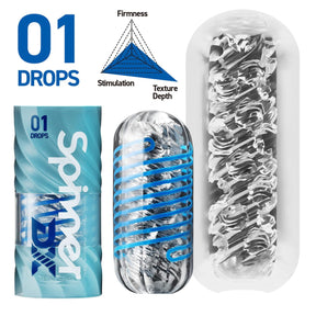 TENGA SPINNER DX Reusable Enhance Spiral-Motion Male Masturbator/Stroker NIB NWT 释放感官的旋风快感