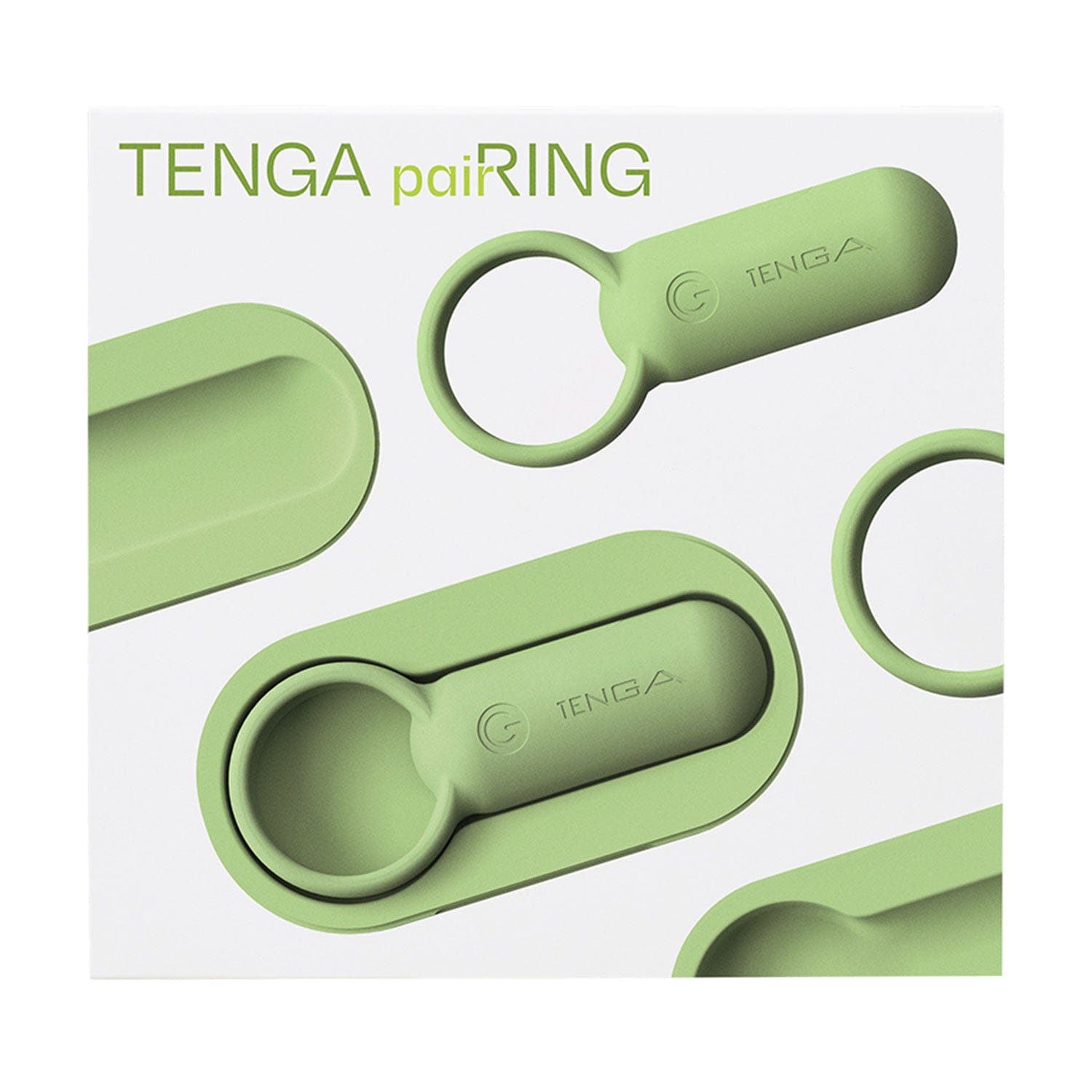Tenga - PaiRING Couple Vibrator Coral
