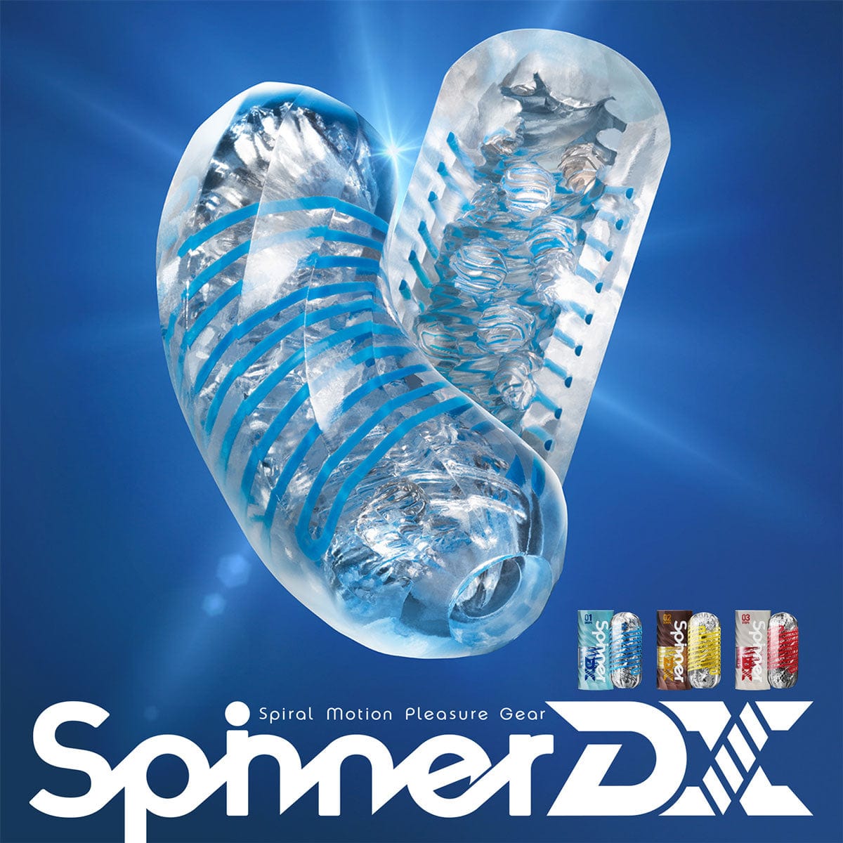 TENGA SPINNER DX Reusable Enhance Spiral-Motion Male Masturbator/Stroker NIB NWT 释放感官的旋风快感