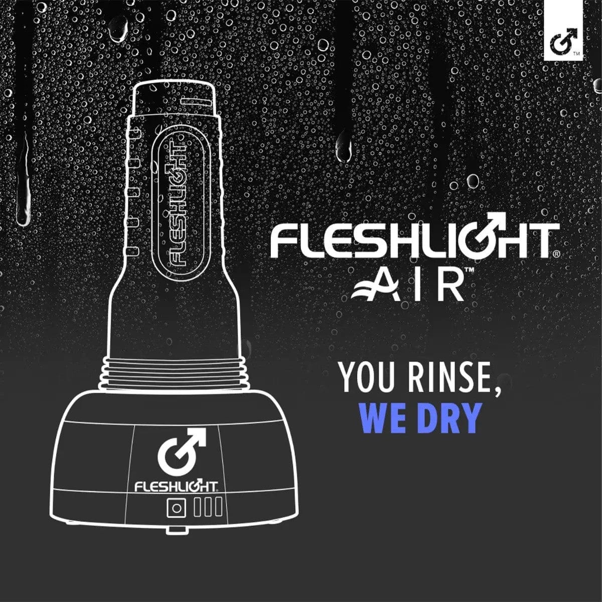 FLESHLIGHT - AIR AUTOMATIC DRYING UNIT FOR MASTURBATOR