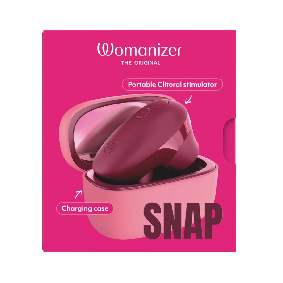 [PRE-ORDER] Womanizer - Snap Clitoral Stimulator Crushed Berry