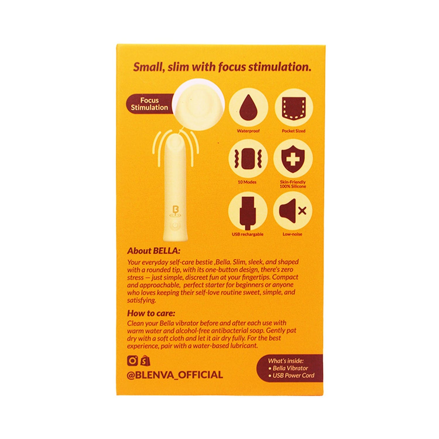 Blenva - Bella The Everyday Essential Silicone Bullet Vibrator