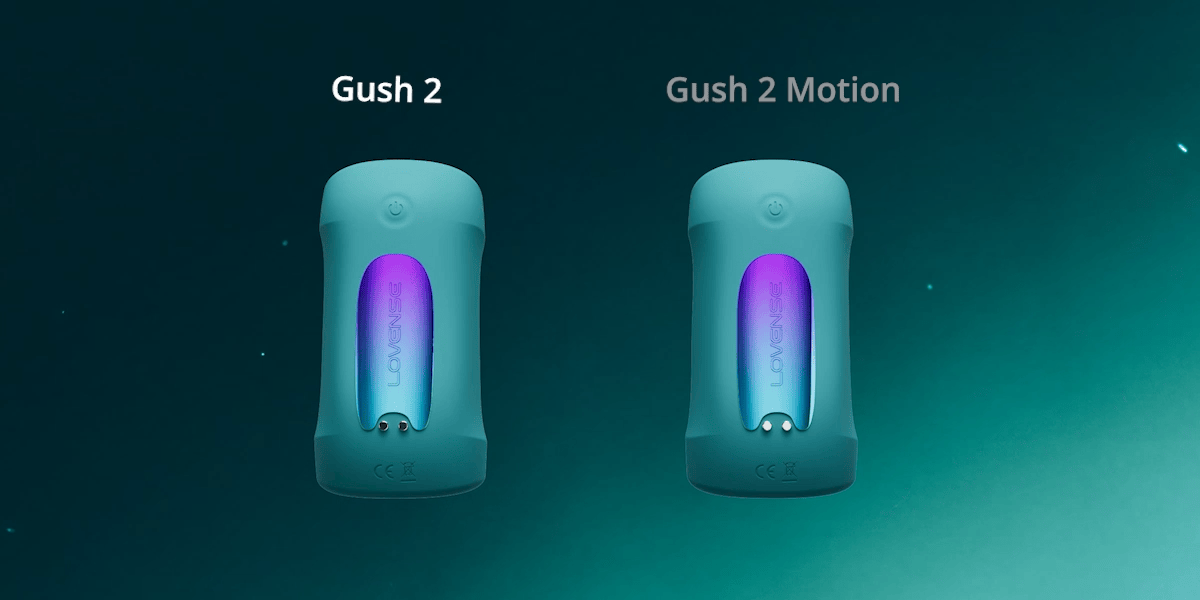 Lovense  Gush 2 Motion Remote-Controlled Penis Massager with Motion Sensing Master Control