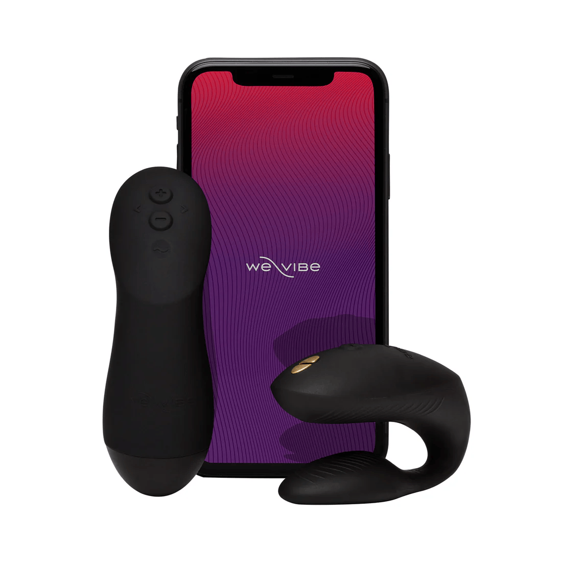 We-Vibe - Chorus Pro App-Controlled Couple Vibrator Electric  Black / Pink