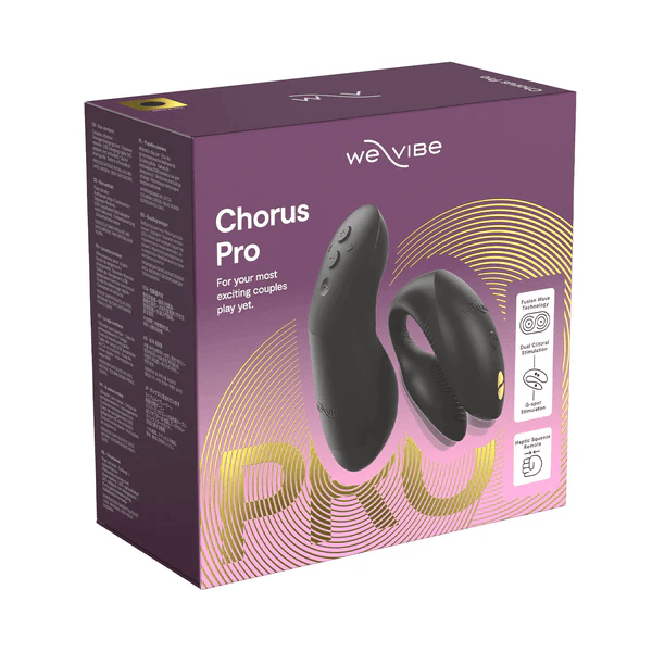 We-Vibe - Chorus Pro App-Controlled Couple Vibrator Electric  Black / Pink