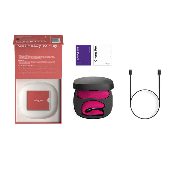 We-Vibe - Chorus Pro App-Controlled Couple Vibrator Electric  Black / Pink