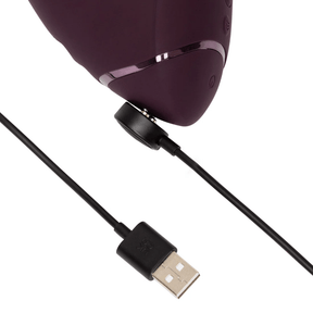 Womanizer - Next Duo Dual Stimulator with Pleasure Air  Dark Purple  and  Dusky Pink