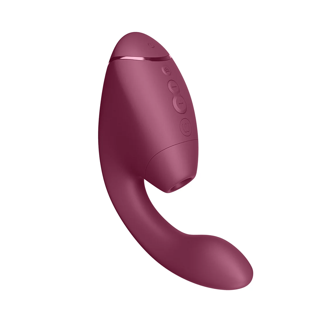 Womanizer - Next Duo Dual Stimulator with Pleasure Air  Dark Purple  and  Dusky Pink