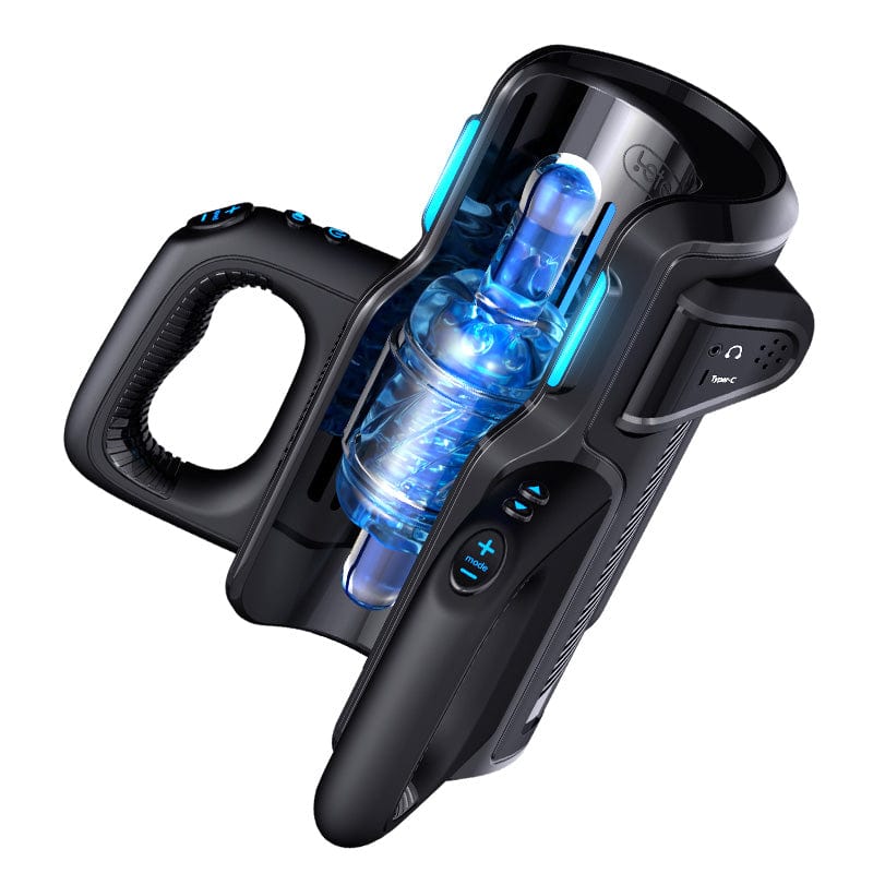 Leten Thrusting PRO NO72 Rocket Launcher With Hand phone Holder Masturbator For Him