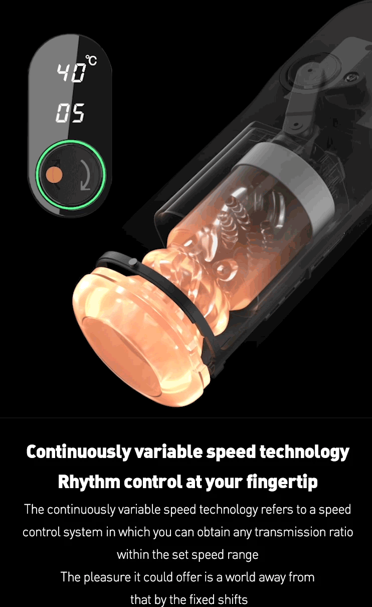 TRYFUN BLACK HOLE PRO Retractable Electric Masturbation Cup