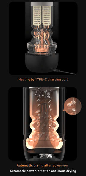 TRYFUN BLACK HOLE PRO Retractable Electric Masturbation Cup