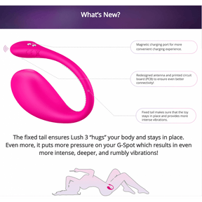 Lovense - Lush 3 App Controlled Vibrator
