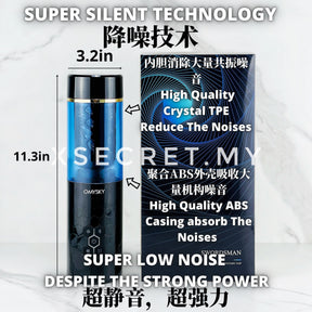 Omysky War Wolf Swordsman Fully Thursting Rotating  automatic Hands free Bluetooth For Him