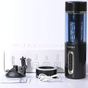 Omysky War Wolf Swordsman Fully Thursting Rotating automatic Hands free Bluetooth For Him-Xsecret- Strive to protect your secret