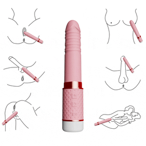 Yeain Pleasure II Portable Thrusting Dildo and suction vibrator with heating function with waterproof