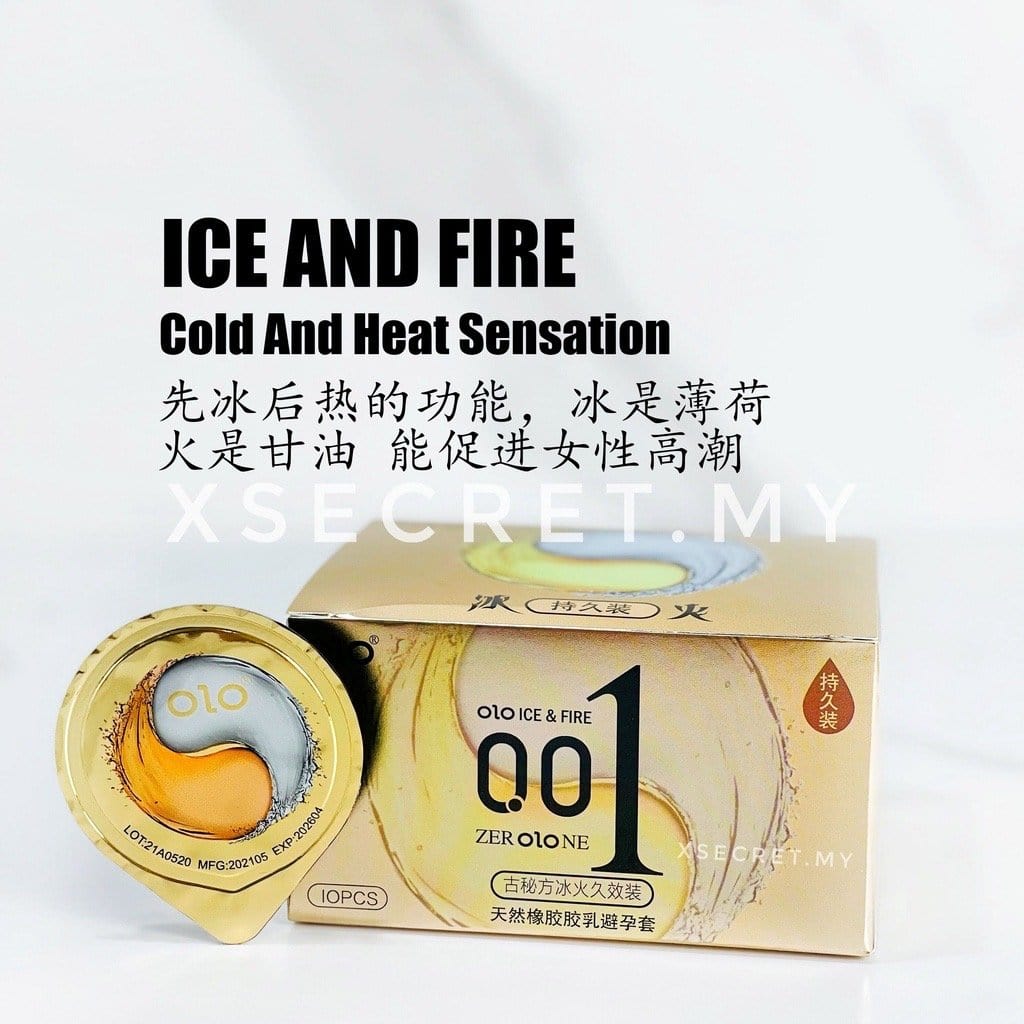 OLO 001 Con-dom 10Pcs 0.01mm Thinnest Long lasting OLO 0.01 Water Base Natural Latex