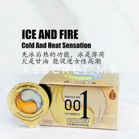 OLO 001 Con-dom 10Pcs 0.01mm Thinnest Long lasting OLO 0.01 Water Base Natural Latex