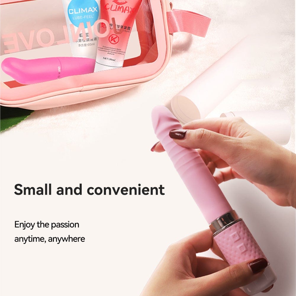 Yeain Pleasure II Portable Thrusting Dildo and suction vibrator with heating function with waterproof