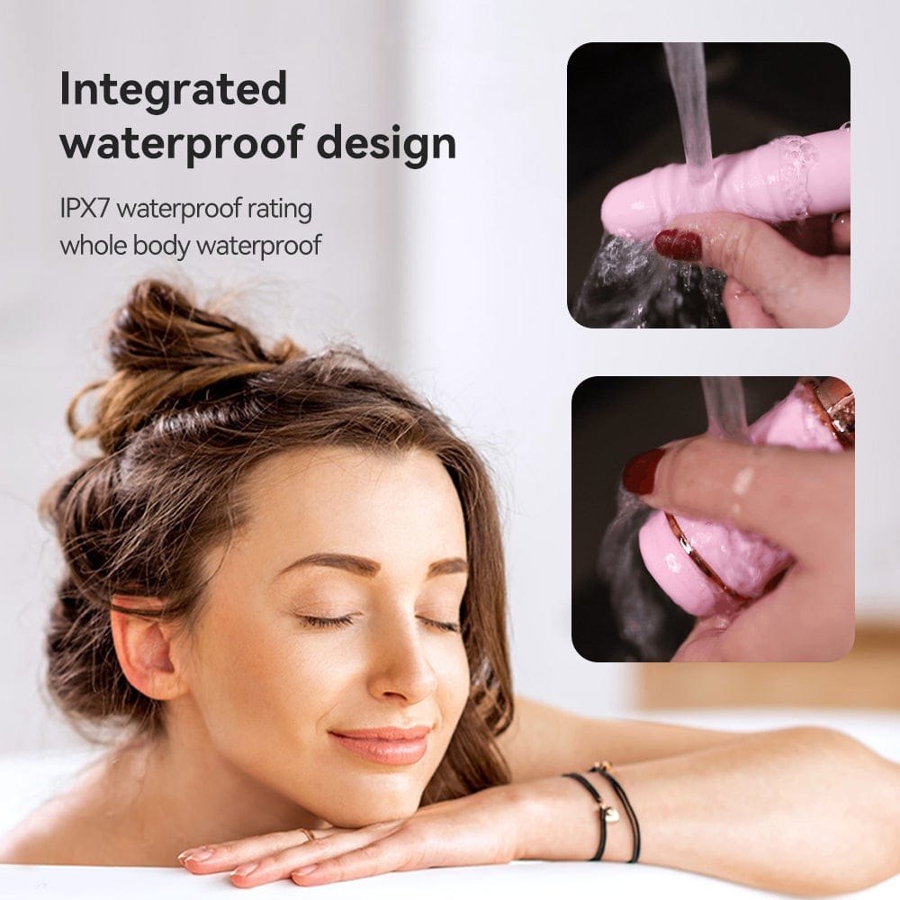 Yeain Pleasure II Portable Thrusting Dildo and suction vibrator with heating function with waterproof