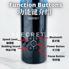 Omysky War Wolf Swordsman Fully Thursting Rotating  automatic Hands free Bluetooth For Him