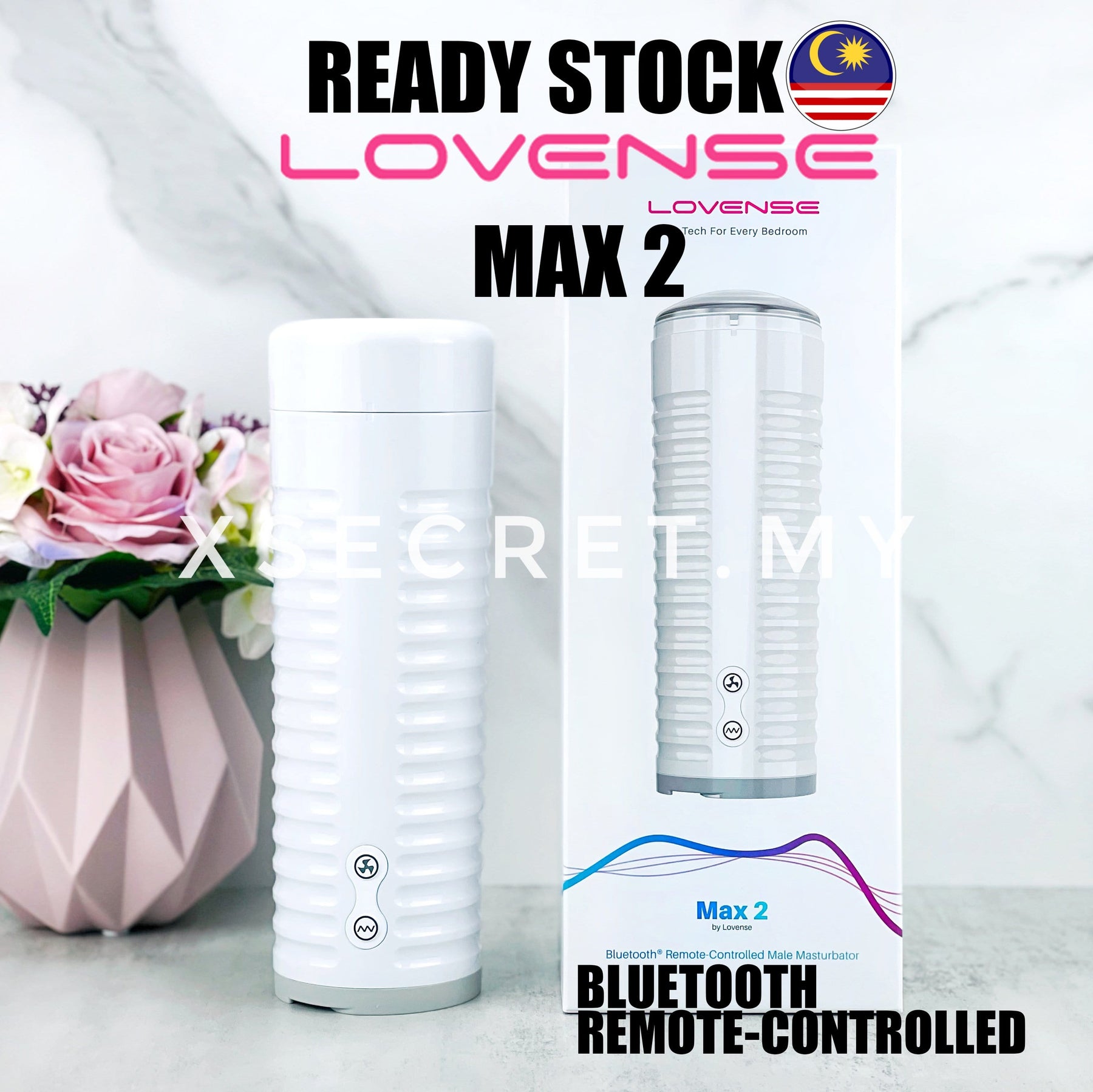 Lovense - Max 2 Revolutionizing Male Masturbators (works with Nora 2)