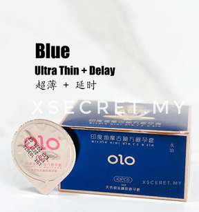 OLO 001 Con-dom 10Pcs 0.01mm Thinnest Long lasting OLO 0.01 Water Base Natural Latex