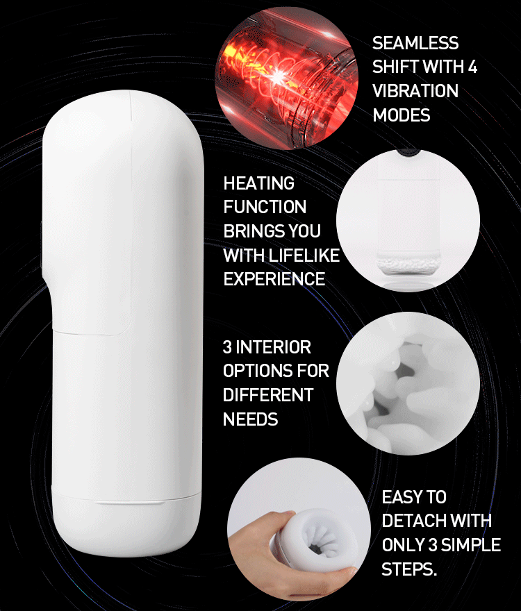 TRYFUN SOUL Series BLACK HOLE Masturbation Cup