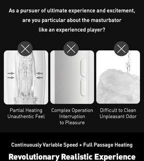 TRYFUN BLACK HOLE PRO Retractable Electric Masturbation Cup