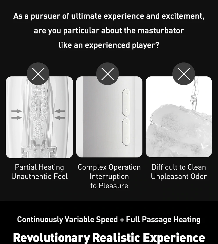 TRYFUN BLACK HOLE PRO Retractable Electric Masturbation Cup