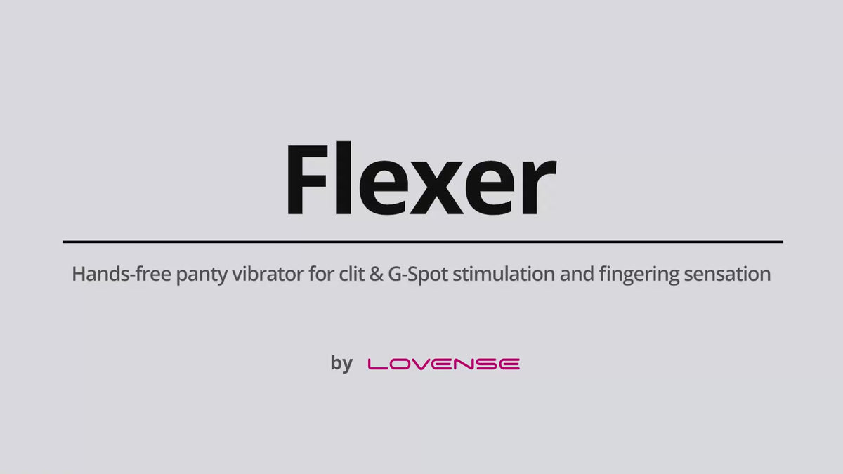 Lovense Flexer Bluetooth Insertable Dual Panty Vibrator