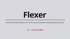 Lovense Flexer Bluetooth Insertable Dual Panty Vibrator