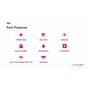 Lovense - Ferri App Controlled Panty Vibrator