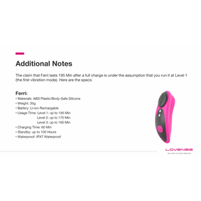 Lovense - Ferri App Controlled Panty Vibrator