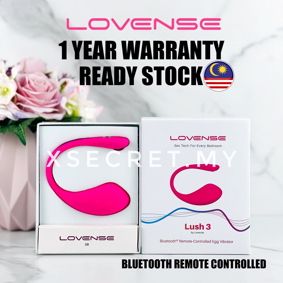 Lovense - Lush 3 App Controlled Vibrator