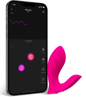 Lovense Flexer Bluetooth Insertable Dual Panty Vibrator