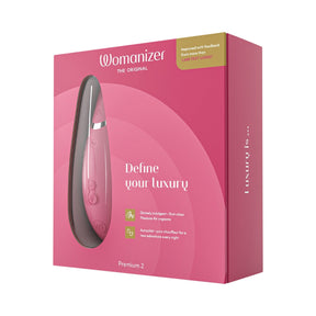 Womanizer - Premium 2 Silicone Rechargeable Clitoral Stimulator 5 Colors